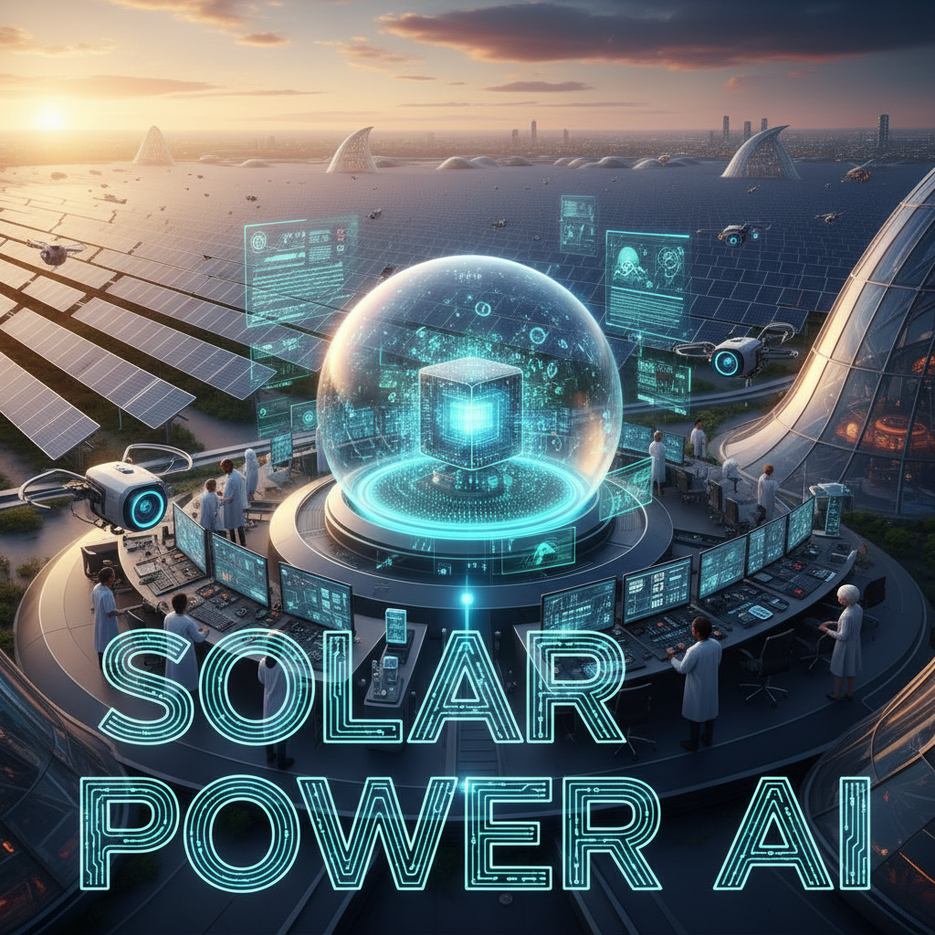 ai short term solar power forecasts