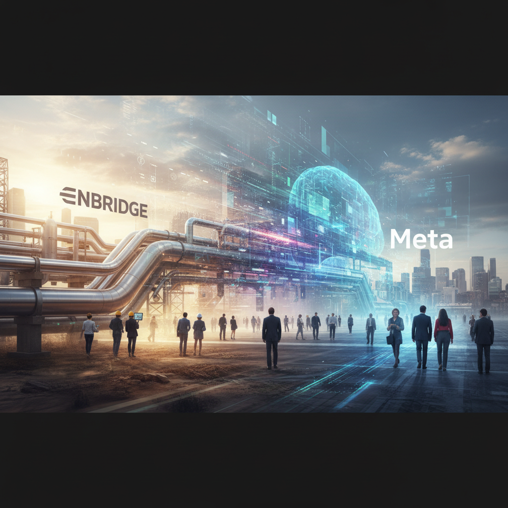 enbridge 365mw solar storage meta data centers