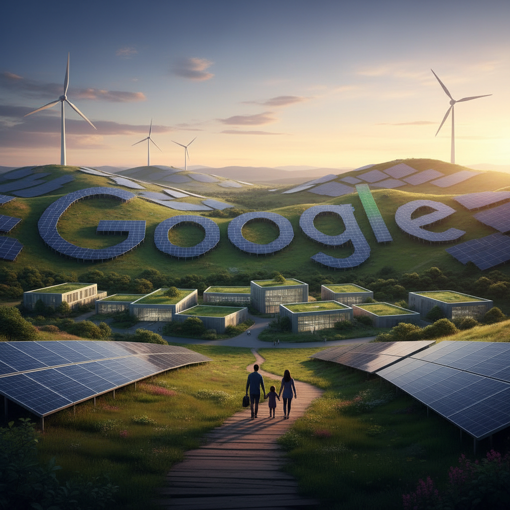 google 1 6 million solar panels tennessee alabama data centers