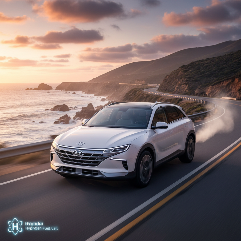 hyundai hydrogen fuel cell production korea